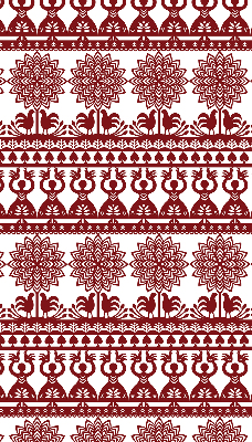 Store intérieur motif marron