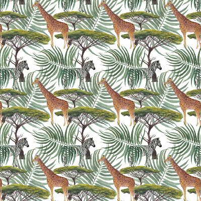Animaux et arbres pour store intérieur