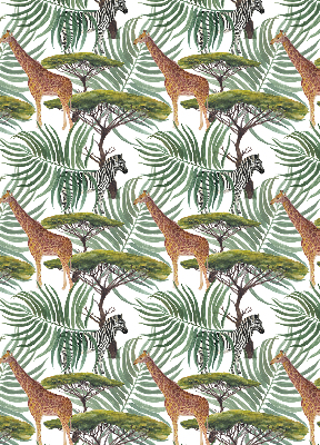 Animaux et arbres pour store intérieur