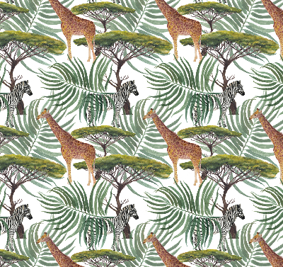 Animaux et arbres pour store intérieur