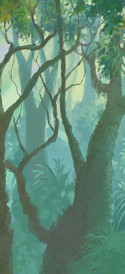 Arbres pour une fenêtre d’intérieur