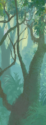 Arbres pour une fenêtre d’intérieur