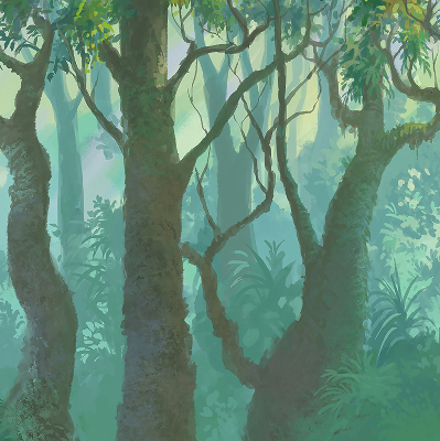 Arbres pour une fenêtre d’intérieur