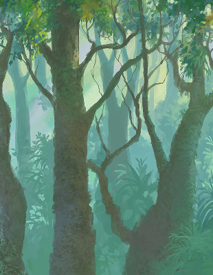 Arbres pour une fenêtre d’intérieur