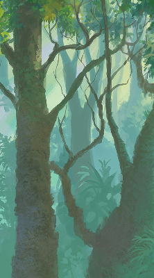 Arbres pour une fenêtre d’intérieur