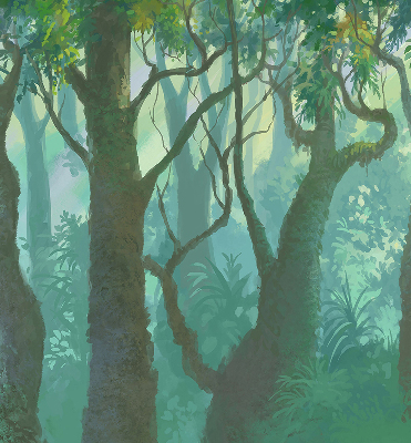 Arbres pour une fenêtre d’intérieur