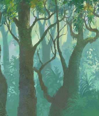 Arbres pour une fenêtre d’intérieur