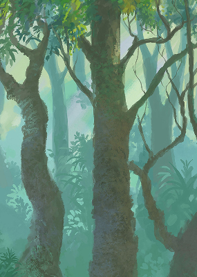 Arbres pour une fenêtre d’intérieur