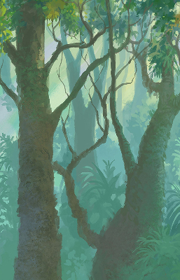 Arbres pour une fenêtre d’intérieur