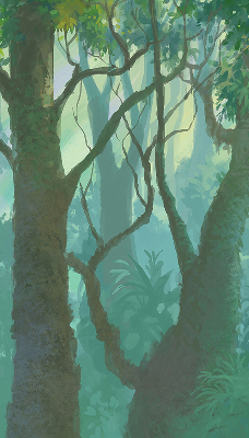Arbres pour une fenêtre d’intérieur