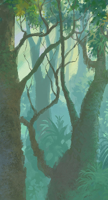 Arbres pour une fenêtre d’intérieur