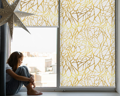 Store enrouleur motif jaune