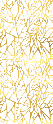 Store enrouleur motif jaune