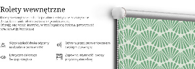 Store intérieur vert