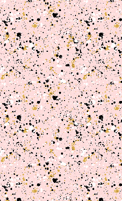 Store intérieur fenêtre avec des taches de peinture sur fond rose