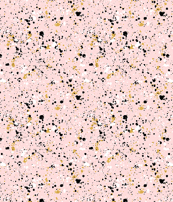 Store intérieur fenêtre avec des taches de peinture sur fond rose