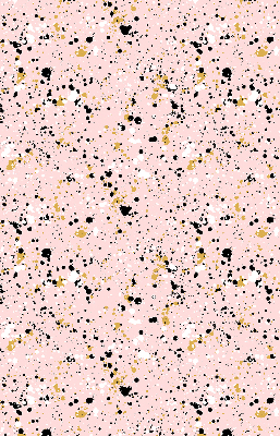Store intérieur fenêtre avec des taches de peinture sur fond rose