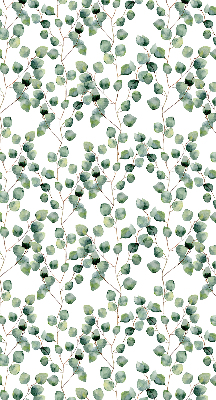 Store enrouleur à feuilles et branches
