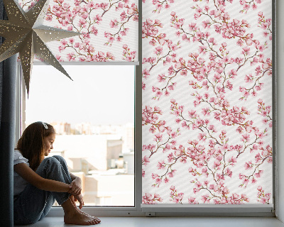 Store enrouleur de couleur rose