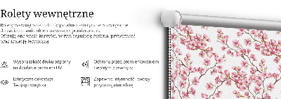 Store enrouleur de couleur rose