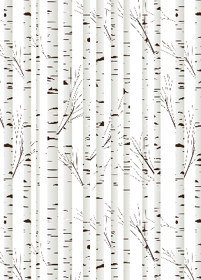 Bouleaux de décoration pour fenêtre intérieur