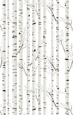 Bouleaux de décoration pour fenêtre intérieur
