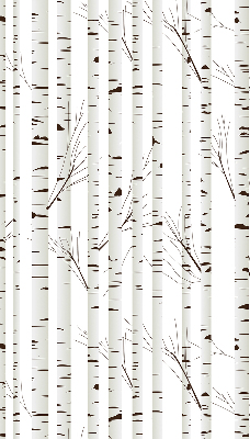 Bouleaux de décoration pour fenêtre intérieur