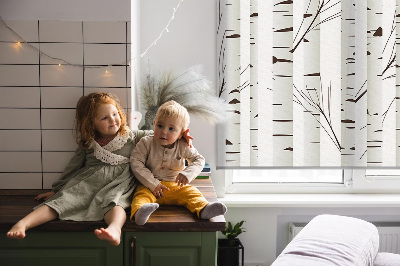 Bouleaux de décoration pour fenêtre intérieur