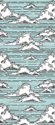 Store intérieur fenêtre nuages