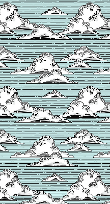 Store intérieur fenêtre nuages