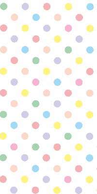 Store enrouleur à points colorés