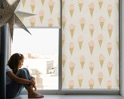 Glace pour store intérieur de fenêtre