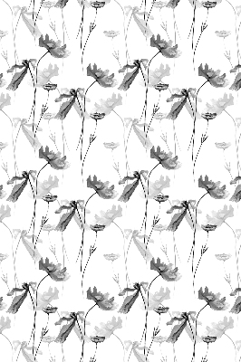 Store enrouleur fleurs dessinées
