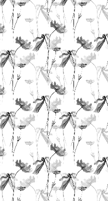 Store enrouleur fleurs dessinées