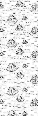 Store intérieur fenêtre pour navires dessinés