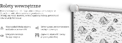 Store intérieur fenêtre pour navires dessinés