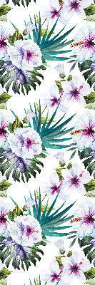 Store enrouleur fleurs