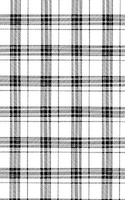 Store intérieur de style tartan gris