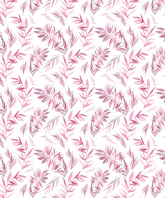 Store intérieur feuilles roses
