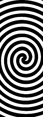Cercle hypnotique pour store intérieur de fenêtre