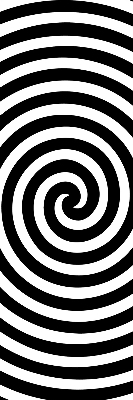 Cercle hypnotique pour store intérieur de fenêtre