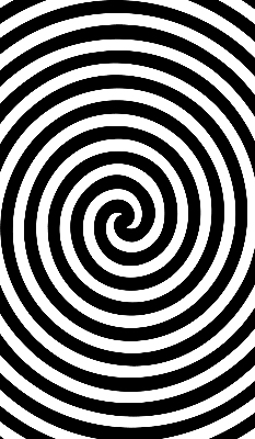 Cercle hypnotique pour store intérieur de fenêtre