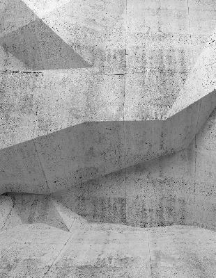 Store intérieur fenêtre en mur en pierre 3D