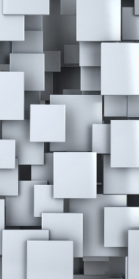 Store enrouleur carrés 3D gris