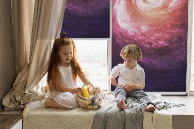 Store intérieur fenêtre galaxie