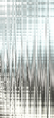Store intérieur fenêtre miroir abstraction