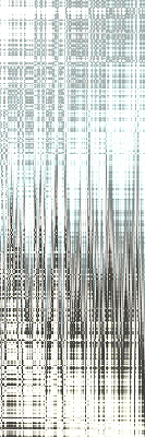Store intérieur fenêtre miroir abstraction