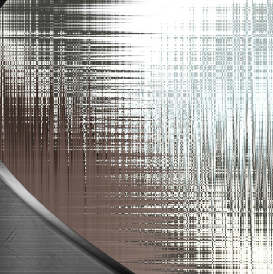 Store intérieur fenêtre miroir abstraction