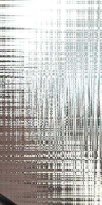 Store intérieur fenêtre miroir abstraction
