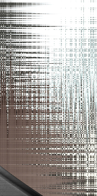 Store intérieur fenêtre miroir abstraction